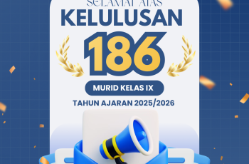 Selamat Atas Kelulusan 186 Murid Kelas IX Tahun Ajaran 2025/2026