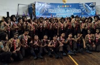 Bangga dan Menginspirasi: Anggota Pramuka SMPN 1 Kromengan Resmi Dikukuhkan sebagai Pramuka Garuda